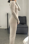 Boris Bidjan Saberi WDRESS2 Series Long Dress Series WDRESS2 FTT00001-QIANHEI Light Gray